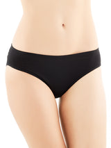 Invisible - Slip in microfibra di cotone elasticizzato Neri Donna - Ragno