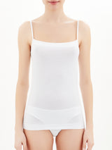 Invisible - Top in microfibra di cotone elasticizzato Bianchi Donna - Ragno