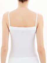 Invisible - Top in microfibra di cotone elasticizzato Bianchi Donna - Ragno