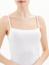 Invisible - Top in microfibra di cotone elasticizzato Bianchi Donna - Ragno