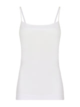 Invisible - Top in microfibra di cotone elasticizzato Bianchi Donna - Ragno