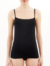 Invisible - Top in microfibra di cotone elasticizzato Neri Donna - Ragno