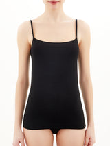 Invisible - Top in microfibra di cotone elasticizzato Neri Donna - Ragno