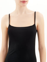 Invisible - Top in microfibra di cotone elasticizzato Neri Donna - Ragno