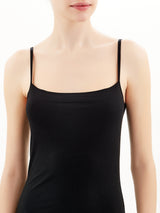 Invisible - Top in microfibra di cotone elasticizzato Neri Donna - Ragno