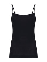 Invisible - Top in microfibra di cotone elasticizzato Neri Donna - Ragno