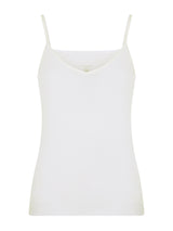 Invisible - Top in microfibra cotone elasticizzato Bianchi Donna - Ragno