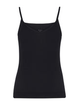 Invisible - Top in microfibra cotone elasticizzato Neri Donna - Ragno
