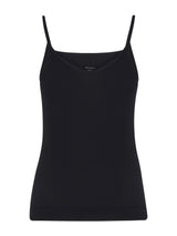 Invisible - Top in microfibra cotone elasticizzato Neri Donna - Ragno