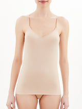 Invisible - Top in microfibra cotone elasticizzato Grigi Donna - Ragno