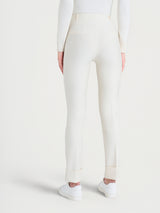 Pantalone slim dritto in Compact Bianchi Donna - Ragno