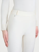 Pantalone slim dritto in Compact Bianchi Donna - Ragno