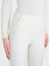 Pantalone slim dritto in Compact Bianchi Donna - Ragno