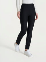 Pantalone slim dritto in Compact Neri Donna - Ragno