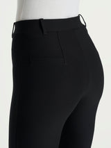 Pantalone slim dritto in Compact Neri Donna - Ragno