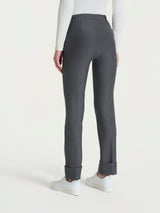 Pantalone slim dritto in Compact Neri Donna - Ragno