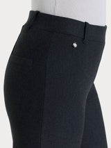 Pantalone slim dritto in Compact Neri Donna - Ragno