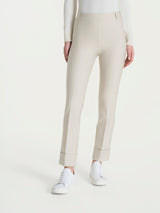 Pantalone slim dritto in Compact Bianchi Donna - Ragno