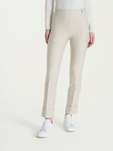 Pantalone slim dritto in Compact Bianchi Donna - Ragno