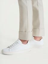 Pantalone slim dritto in Compact Bianchi Donna - Ragno