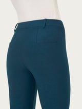 Pantalone slim dritto in Compact Blu Donna - Ragno