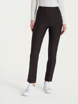 Pantalone slim dritto in Compact Marroni Donna - Ragno