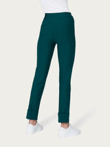Pantalone slim dritto in Compact Verdi Donna - Ragno