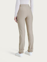 Pantalone slim dritto in Compact Grigi Donna - Ragno