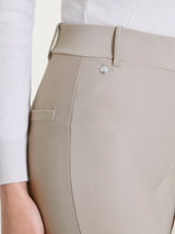 Pantalone slim dritto in Compact Grigi Donna - Ragno