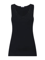 Sintonia - Canottiera in tessuto doubleface Neri Donna - Ragno