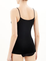 Lana Seta - Top in lana e seta con macramè Neri Donna - Ragno