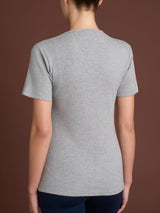 Maglietta con girocollo chiuso in Thermo Cotton Neri Donna - Ragno