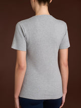 Maglietta con girocollo chiuso in Thermo Cotton Neri Donna - Ragno