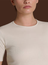 Maglietta con girocollo chiuso in Thermo Cotton Bianchi Donna - Ragno