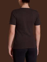 Maglietta con girocollo chiuso in Thermo Cotton Marroni Donna - Ragno