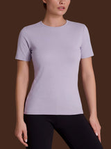 Maglietta con girocollo chiuso in Thermo Cotton Rosa Donna - Ragno