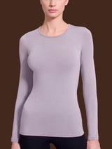 Maglietta girocollo in Thermo Cotton Rosa Donna - Ragno