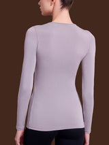 Maglietta girocollo in Thermo Cotton Rosa Donna - Ragno