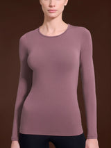 Maglietta girocollo in Thermo Cotton Rosa Donna - Ragno