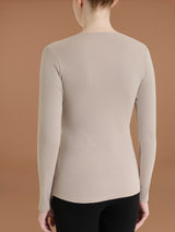 Maglietta girocollo in Thermo Cotton Grigi Donna - Ragno