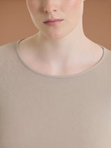 Maglietta girocollo in Thermo Cotton Grigi Donna - Ragno
