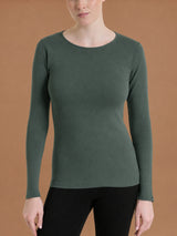 Maglietta girocollo in Thermo Cotton Grigi Donna - Ragno