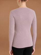 Maglietta girocollo in Thermo Cotton Rosa Donna - Ragno
