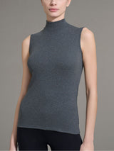 Smanicato a collo alto in Thermo Cotton Neri Donna - Ragno
