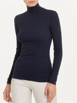 Lupetto in Thermo Cotton Blu Donna - Ragno
