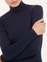 Lupetto in Thermo Cotton Blu Donna - Ragno