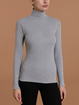 Lupetto in Thermo Cotton Neri Donna - Ragno