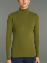 Lupetto in Thermo Cotton Verdi Donna - Ragno