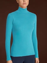 Lupetto in Thermo Cotton Azzurri Donna - Ragno