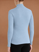 Lupetto in Thermo Cotton Azzurri Donna - Ragno